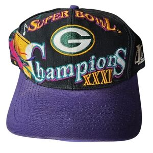 Vintage 90s NFL Green Bay Packers Super Bowl XXXI Champions Hat One Size